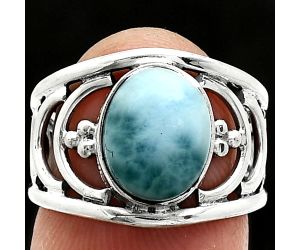 Larimar (Dominican Republic) Ring size-6 SDR243197 R-1379, 8x10 mm