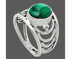 Malachite Eye Ring size-7 SDR243213 R-1379, 8x10 mm