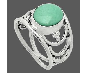 Variscite Ring size-7.5 SDR243215 R-1379, 9x11 mm