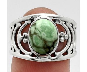 Australian Variscite Ring size-7 SDR243217 R-1379, 8x10 mm