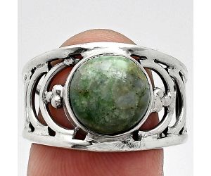 Utah Variscite Ring size-8.5 SDR243218 R-1379, 10x10 mm