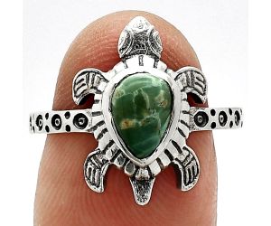 Tortoise - Australian Variscite Ring size-8 SDR243244 R-1076, 6x8 mm