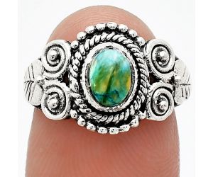 Spiny Oyster Turquoise Ring size-7 SDR243583 R-1280, 7x5 mm