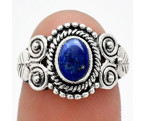 Lapis Lazuli Ring size-7 SDR243589 R-1280, 7x5 mm