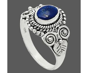 Lapis Lazuli Ring size-7 SDR243589 R-1280, 7x5 mm