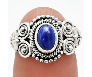 Lapis Lazuli Ring size-7.5 SDR243590 R-1280, 7x5 mm