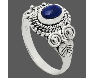 Lapis Lazuli Ring size-7.5 SDR243590 R-1280, 7x5 mm