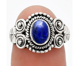 Lapis Lazuli Ring size-7 SDR243592 R-1280, 7x5 mm