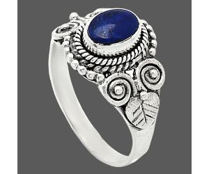 Lapis Lazuli Ring size-7 SDR243592 R-1280, 7x5 mm