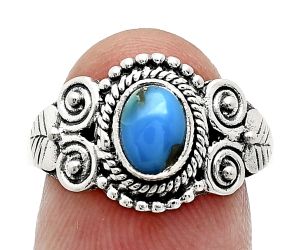 Egyptian Turquoise Ring size-8 SDR243621 R-1280, 7x5 mm