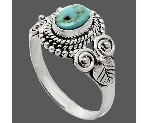 Sleeping Beauty Turquoise Ring size-8 SDR243624 R-1280, 7x5 mm