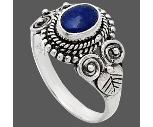 Lapis Lazuli Ring size-7 SDR243632 R-1280, 7x5 mm