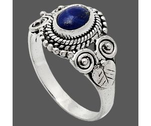 Lapis Lazuli Ring size-8 SDR243640 R-1280, 7x5 mm