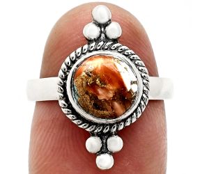 Spiny Oyster Turquoise Ring size-7 SDR243690 R-1127, 8x8 mm