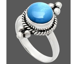 Sleeping Beauty Turquoise Ring size-6 SDR243694 R-1127, 8x8 mm