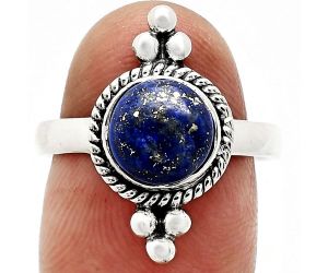 Lapis Lazuli Ring size-8 SDR243697 R-1127, 8x8 mm