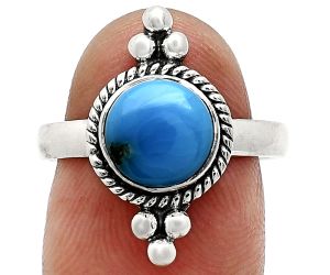 Sleeping Beauty Turquoise Ring size-8 SDR243723 R-1127, 8x8 mm