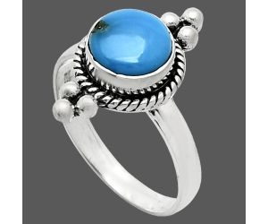 Sleeping Beauty Turquoise Ring size-8 SDR243723 R-1127, 8x8 mm