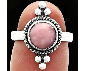 Pink Opal Ring size-7 SDR243772 R-1127, 8x8 mm