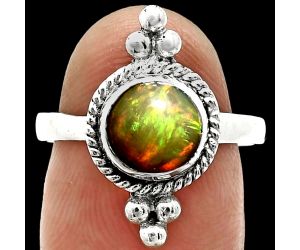 Ethiopian Opal Ring size-8 SDR243779 R-1127, 8x8 mm