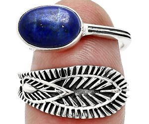 Adjustable - Lapis Lazuli Ring size-7.5 SDR243784 R-1116, 7x10 mm