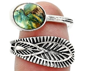 Adjustable - Spiny Oyster Turquoise Ring size-8 SDR243787 R-1116, 8x10 mm