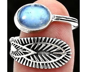 Adjustable - Rainbow Moonstone Ring size-7 SDR243818 R-1116, 8x10 mm