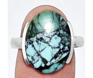 Lucky Charm Tibetan Turquoise Ring size-10 SDR243854 R-1173, 13x18 mm