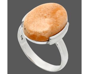 Orange Aventurine Ring size-10 SDR243855 R-1173, 13x18 mm