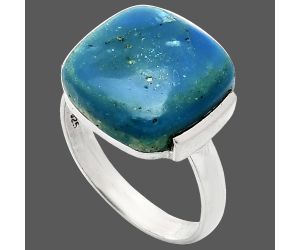 Peruvian Opalina Ring size-9 SDR243857 R-1173, 15x15 mm