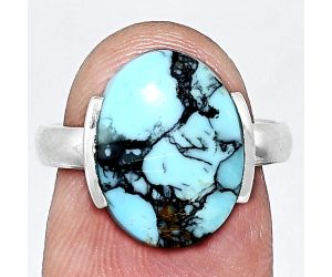 Lucky Charm Tibetan Turquoise Ring size-7 SDR243871 R-1173, 11x15 mm