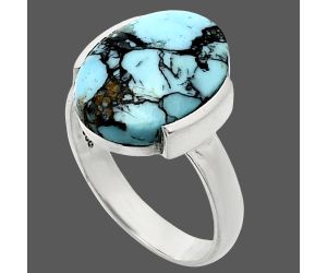 Lucky Charm Tibetan Turquoise Ring size-7 SDR243871 R-1173, 11x15 mm