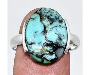 Lucky Charm Tibetan Turquoise Ring size-10 SDR243876 R-1173, 13x17 mm