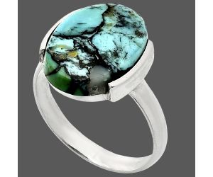 Lucky Charm Tibetan Turquoise Ring size-10 SDR243876 R-1173, 13x17 mm