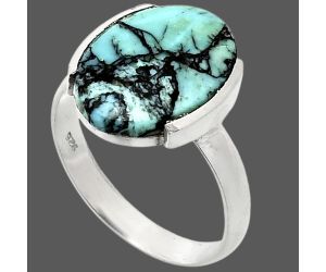 Lucky Charm Tibetan Turquoise Ring size-9.5 SDR243879 R-1173, 12x16 mm