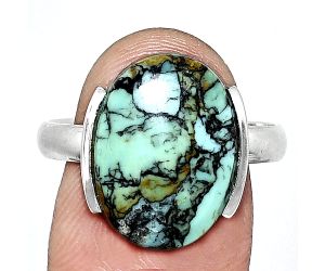 Lucky Charm Tibetan Turquoise Ring size-9.5 SDR243885 R-1173, 12x17 mm