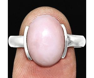 Pink Opal Ring size-9.5 SDR243892 R-1173, 10x14 mm