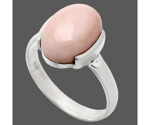 Pink Opal Ring size-9.5 SDR243892 R-1173, 10x14 mm