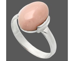 Pink Opal Ring size-9.5 SDR243894 R-1173, 10x14 mm