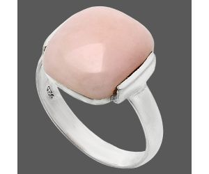 Pink Opal Ring size-8 SDR243896 R-1173, 12x14 mm