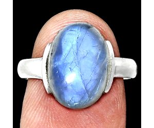 Rainbow Moonstone Ring size-8 SDR243907 R-1173, 10x14 mm