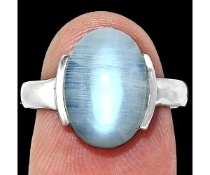 Rainbow Moonstone Ring size-8 SDR243913 R-1173, 10x14 mm