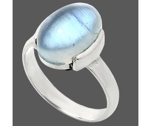 Rainbow Moonstone Ring size-8 SDR243913 R-1173, 10x14 mm