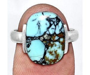 Lucky Charm Tibetan Turquoise Ring size-7 SDR243929 R-1173, 11x15 mm