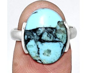 Lucky Charm Tibetan Turquoise Ring size-7 SDR243930 R-1173, 12x16 mm