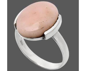 Pink Opal Ring size-9 SDR243940 R-1173, 13x17 mm