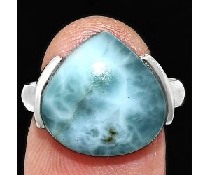 Larimar (Dominican Republic) Ring size-8 SDR243943 R-1173, 15x15 mm