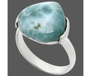 Larimar (Dominican Republic) Ring size-8 SDR243943 R-1173, 15x15 mm