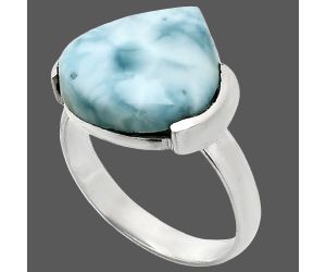 Larimar (Dominican Republic) Ring size-8 SDR243944 R-1173, 15x15 mm