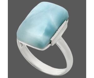 Larimar (Dominican Republic) Ring size-9 SDR243945 R-1173, 11x17 mm